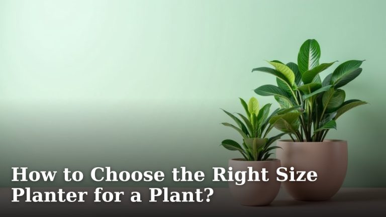 How to Choose the Right Size Planter for a Plant?