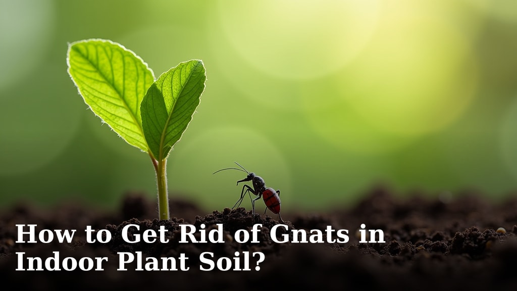 How to Get Rid of Gnats in Indoor Plant Soil?
