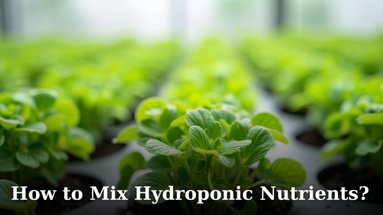 How to Mix Hydroponic Nutrients?