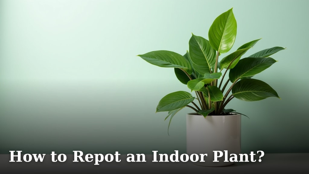 How to Repot an Indoor Plant?