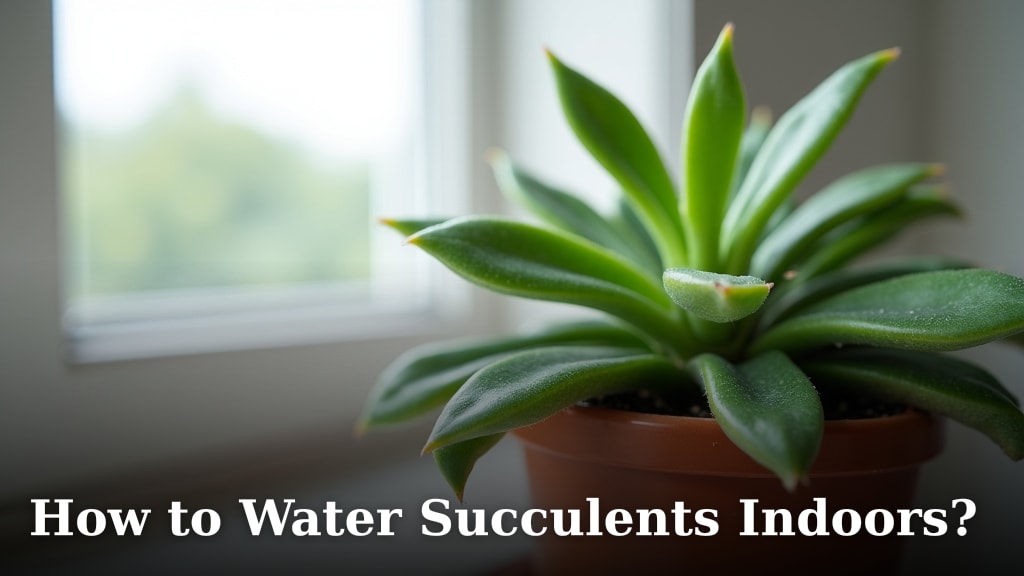 How to Water Succulents Indoors?