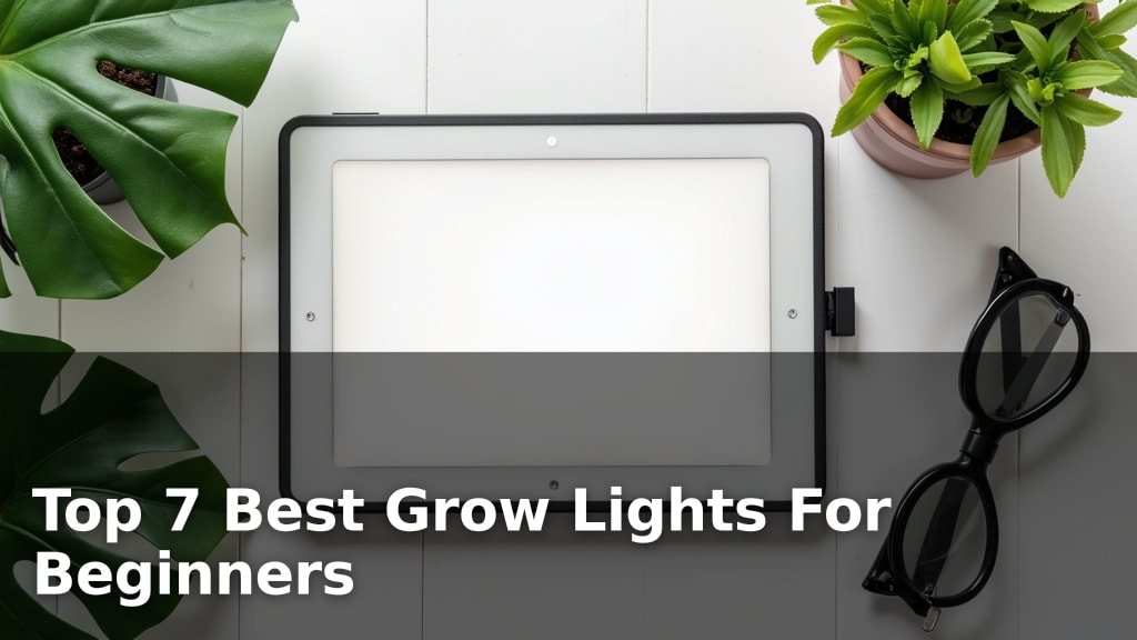 Top 7 Best Grow Lights For Beginners