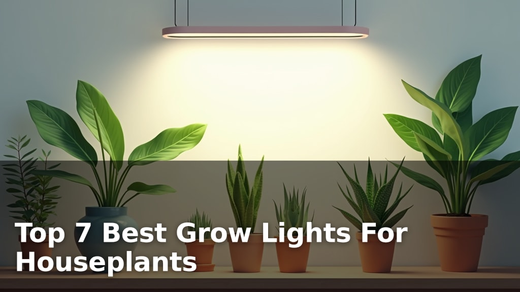 Top 7 Best Grow Lights For Houseplants