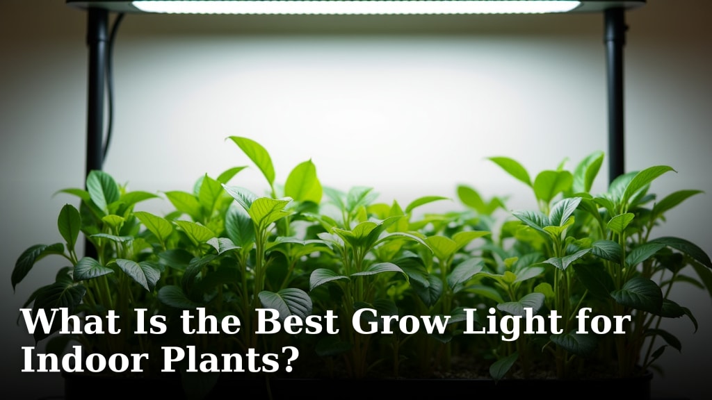 What Is the Best Grow Light for Indoor Plants?