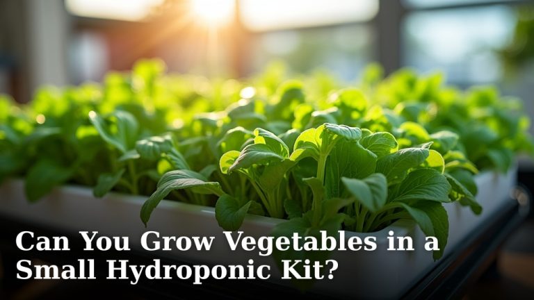 Can You Grow Vegetables in a Small Hydroponic Kit?