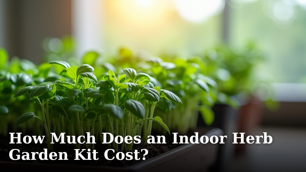 How Much Does an Indoor Herb Garden Kit Cost?