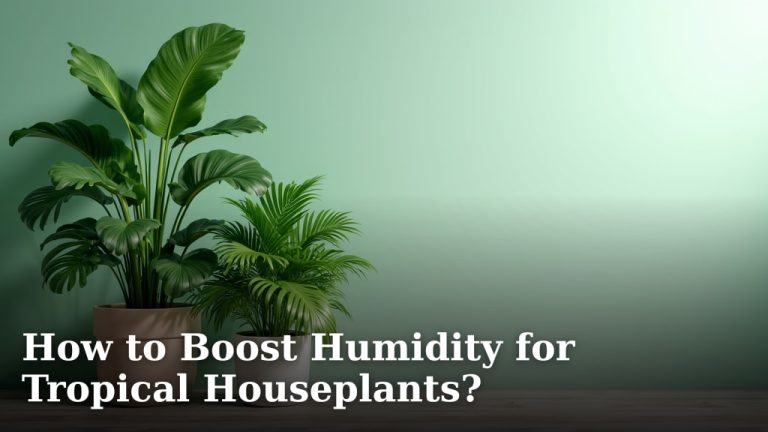 How to Boost Humidity for Tropical Houseplants?