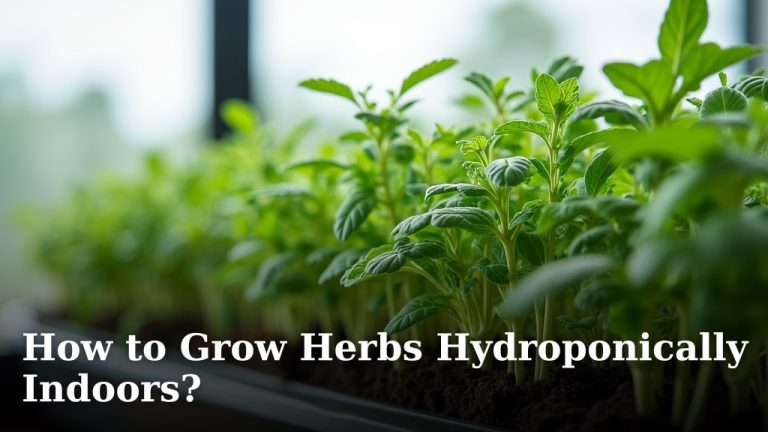 How to Grow Herbs Hydroponically Indoors?