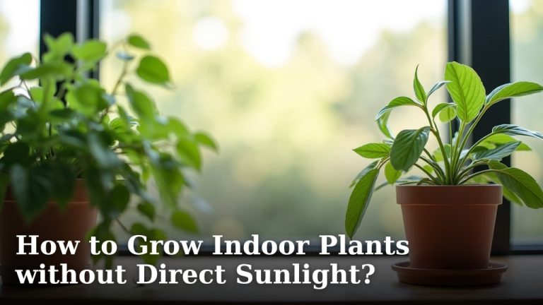 How to Grow Indoor Plants without Direct Sunlight?