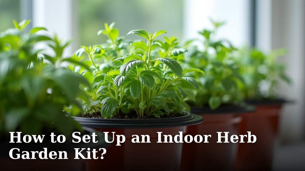 How to Set Up an Indoor Herb Garden Kit?