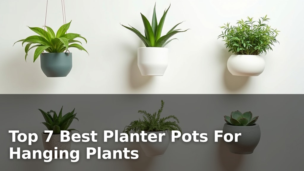 Top 7 Best Planter Pots For Hanging Plants