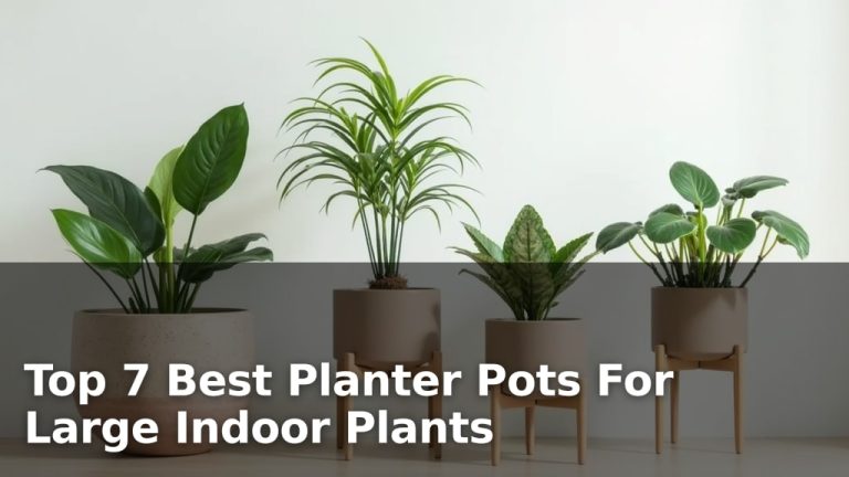Top 7 Best Planter Pots For Large Indoor Plants