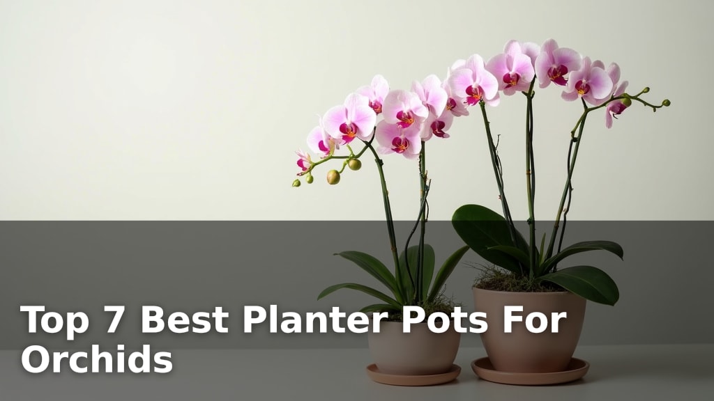 Top 7 Best Planter Pots For Orchids