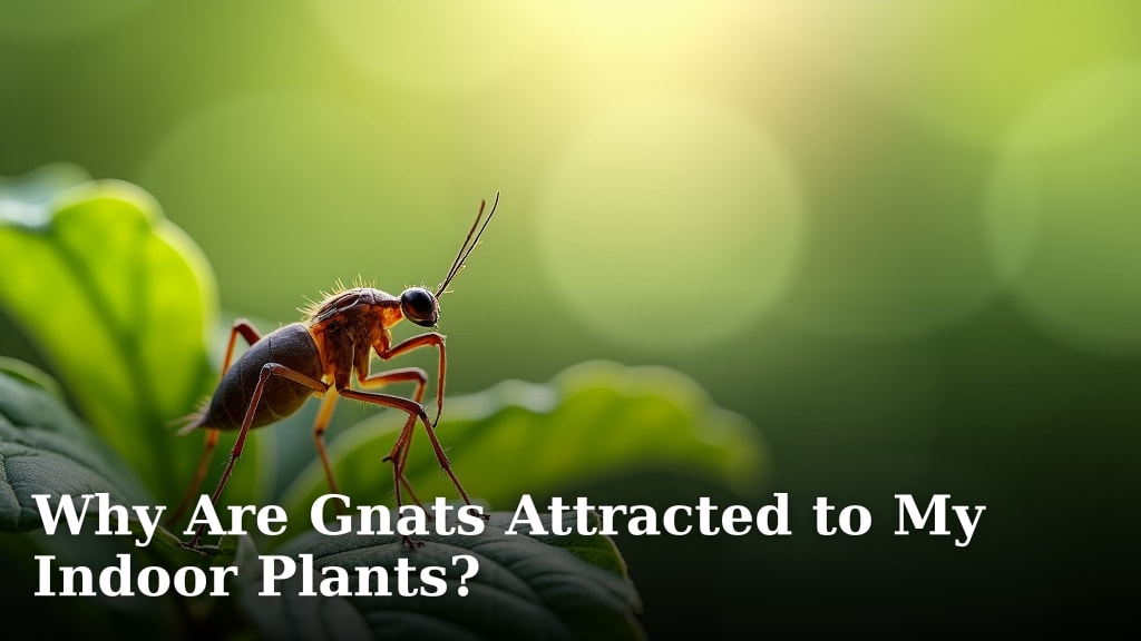 Why Are Gnats Attracted to My Indoor Plants?