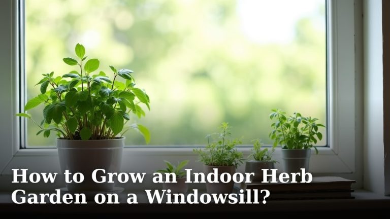 How to Grow an Indoor Herb Garden on a Windowsill?