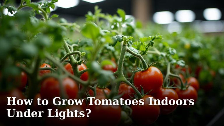 How to Grow Tomatoes Indoors Under Lights?
