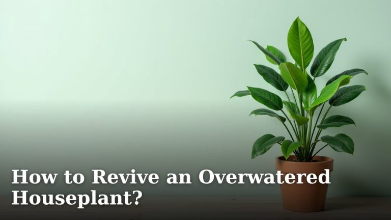 How to Revive an Overwatered Houseplant?