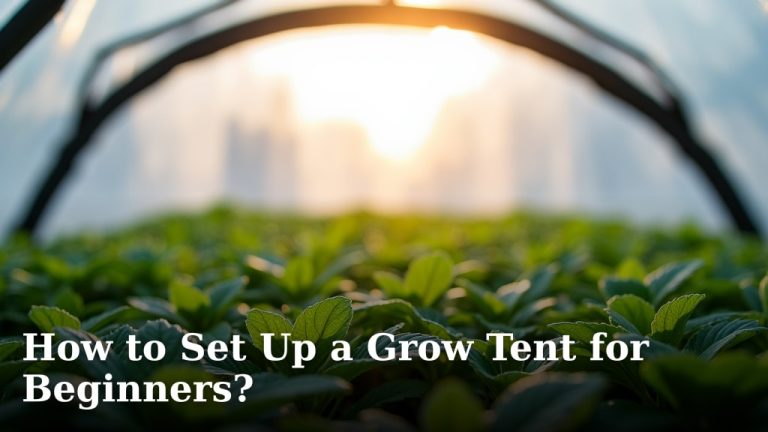 How to Set Up a Grow Tent for Beginners?
