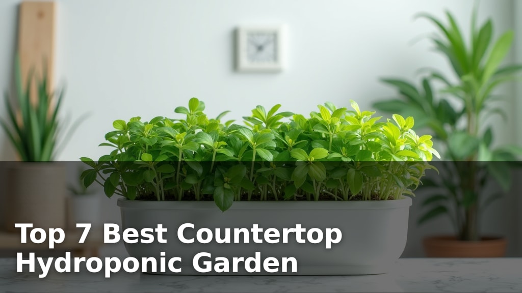 Top 7 Best Countertop Hydroponic Garden