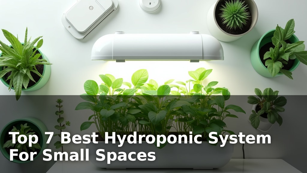 Top 7 Best Hydroponic System For Small Spaces