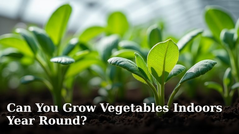Can You Grow Vegetables Indoors Year Round?