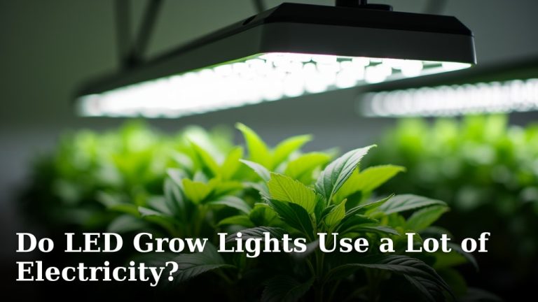 Do LED Grow Lights Use a Lot of Electricity?