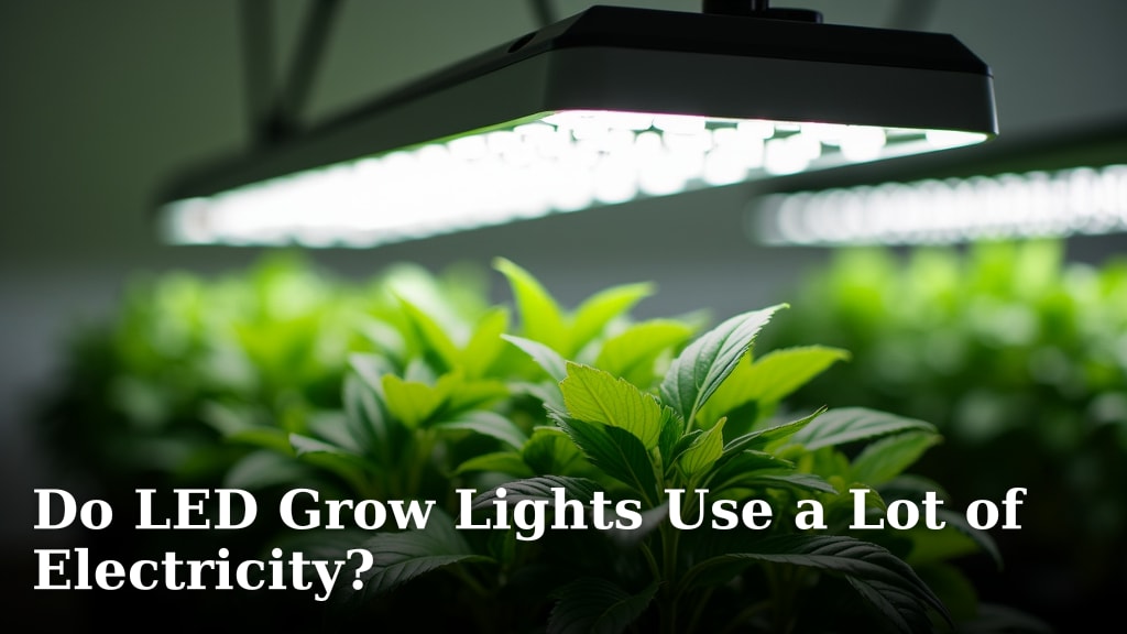 Do LED Grow Lights Use a Lot of Electricity?