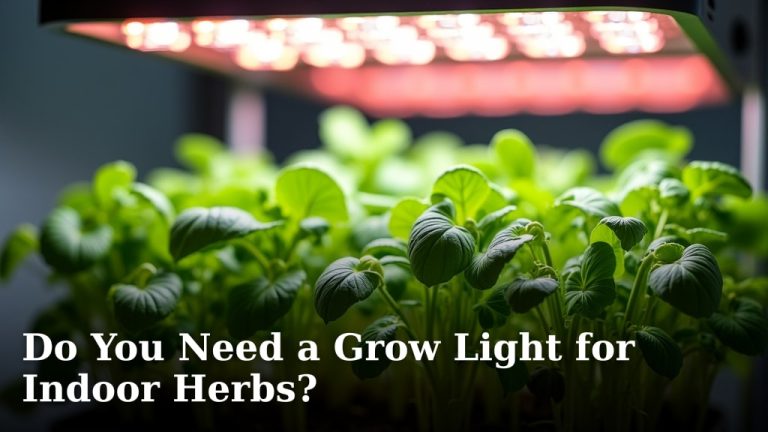 Do You Need a Grow Light for Indoor Herbs?