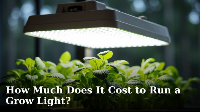How Much Does It Cost to Run a Grow Light?