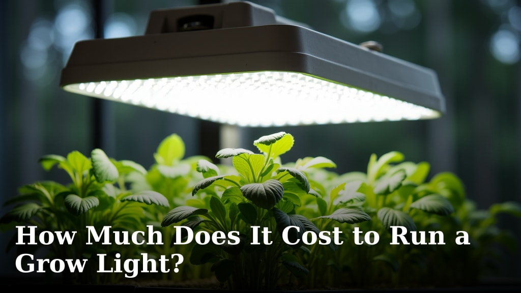 How Much Does It Cost to Run a Grow Light?