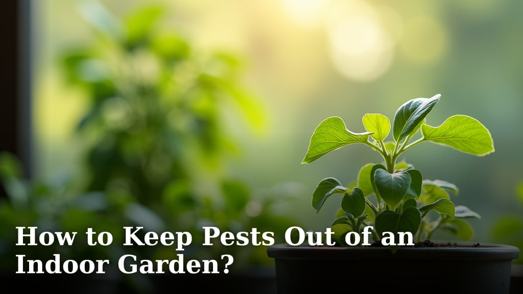 How to Keep Pests Out of an Indoor Garden?