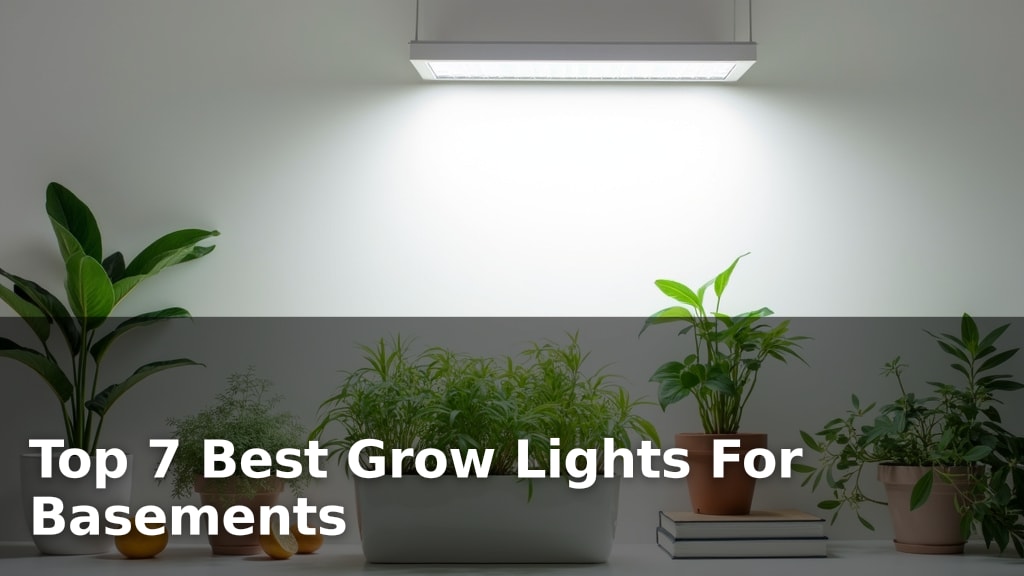 Top 7 Best Grow Lights For Basements