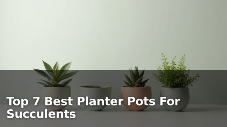 Top 7 Best Planter Pots For Succulents