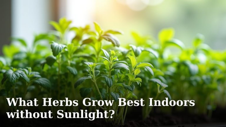 What Herbs Grow Best Indoors without Sunlight?