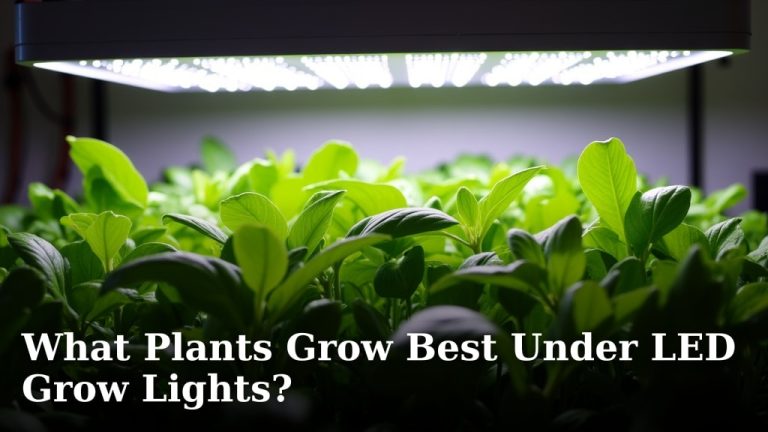 What Plants Grow Best Under LED Grow Lights?