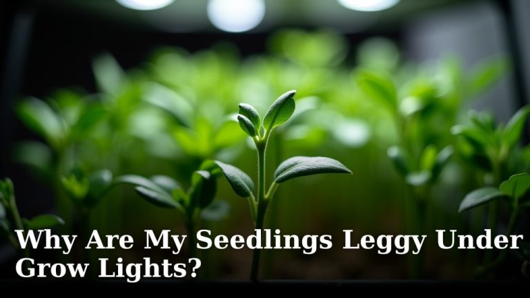 Why Are My Seedlings Leggy Under Grow Lights?