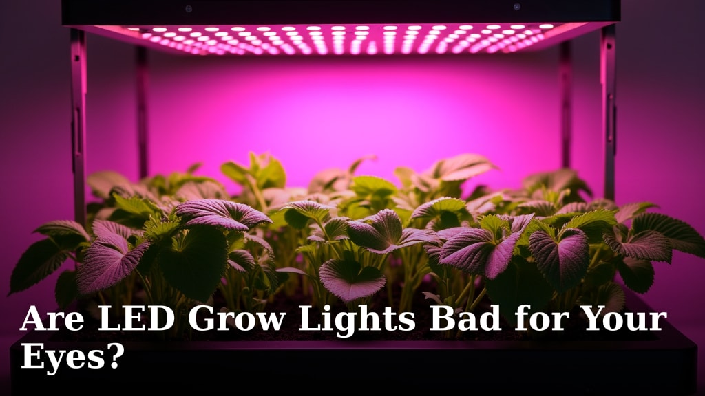 Are LED Grow Lights Bad for Your Eyes?