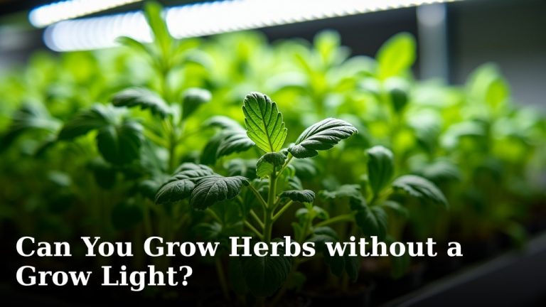 Can You Grow Herbs without a Grow Light?