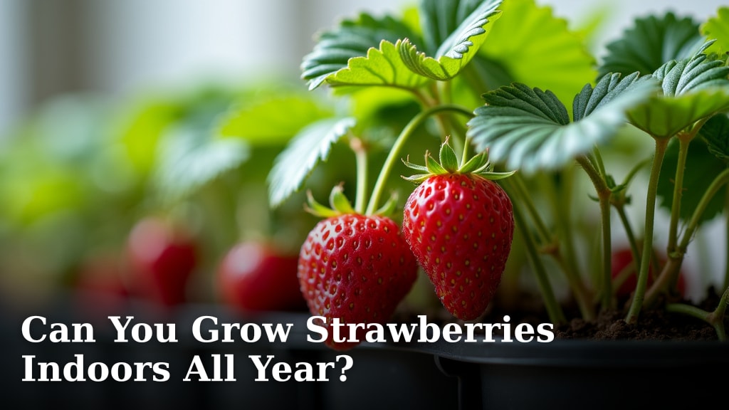 Can You Grow Strawberries Indoors All Year?