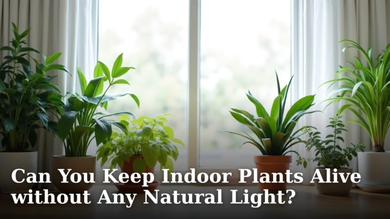 Can You Keep Indoor Plants Alive without Any Natural Light?