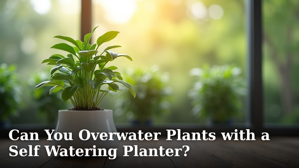 Can You Overwater Plants with a Self Watering Planter?