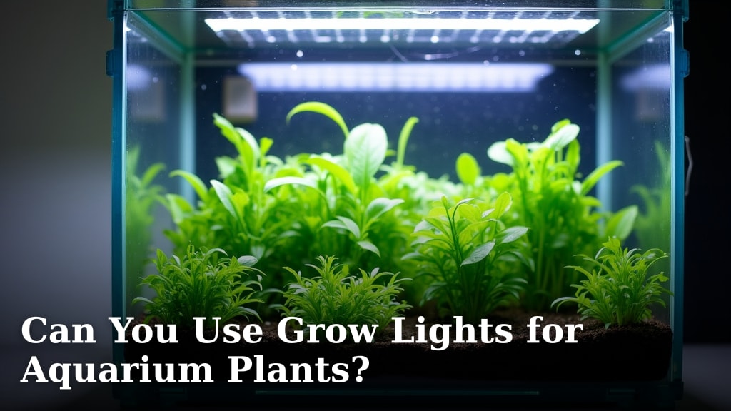 Can You Use Grow Lights for Aquarium Plants?