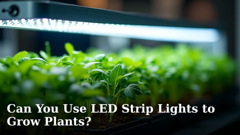Can You Use LED Strip Lights to Grow Plants?