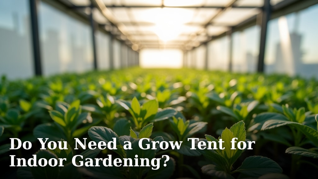 Do You Need a Grow Tent for Indoor Gardening?