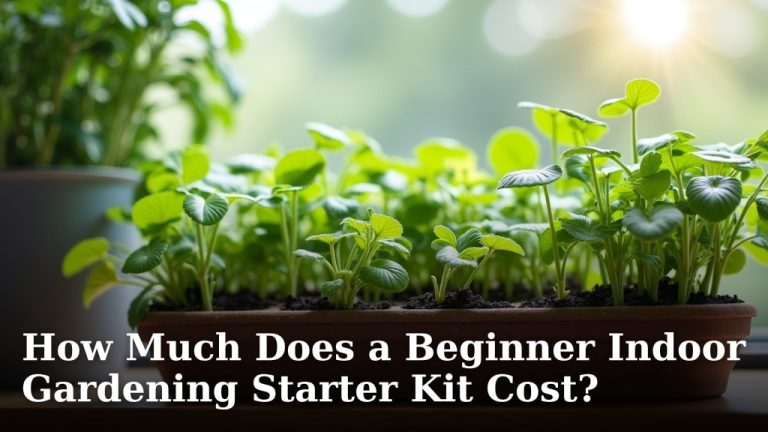 How Much Does a Beginner Indoor Gardening Starter Kit Cost?