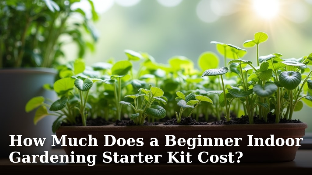How Much Does a Beginner Indoor Gardening Starter Kit Cost?