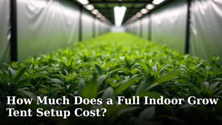 How Much Does a Full Indoor Grow Tent Setup Cost?