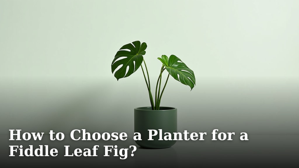 How to Choose a Planter for a Fiddle Leaf Fig?