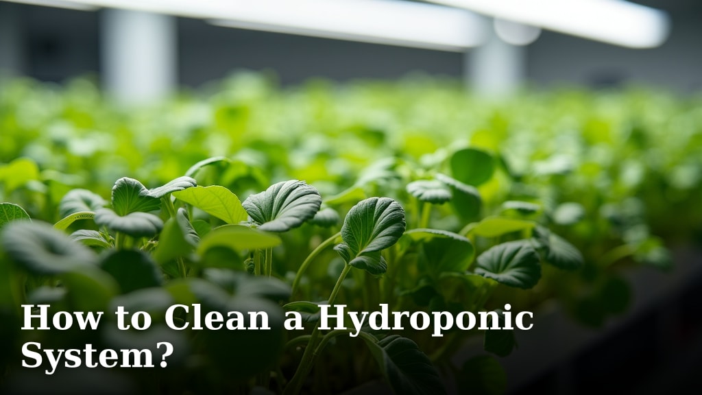 How to Clean a Hydroponic System?