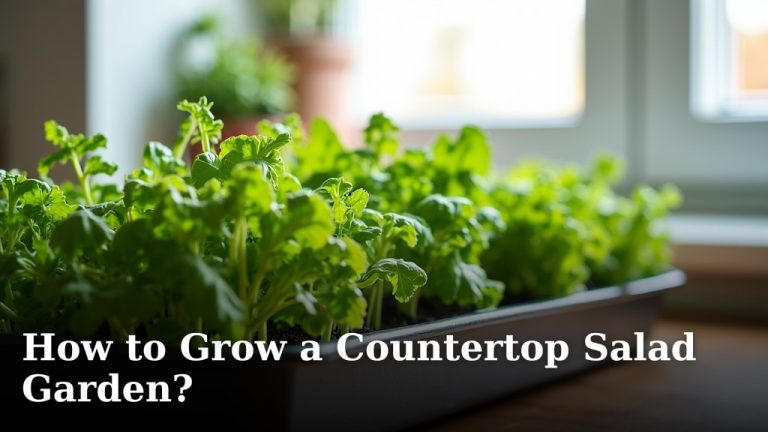 How to Grow a Countertop Salad Garden?